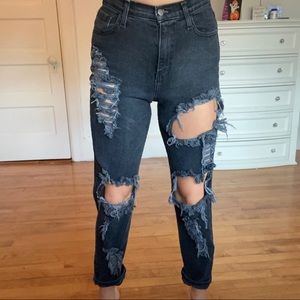 Fashion Nova Distressed Jeans